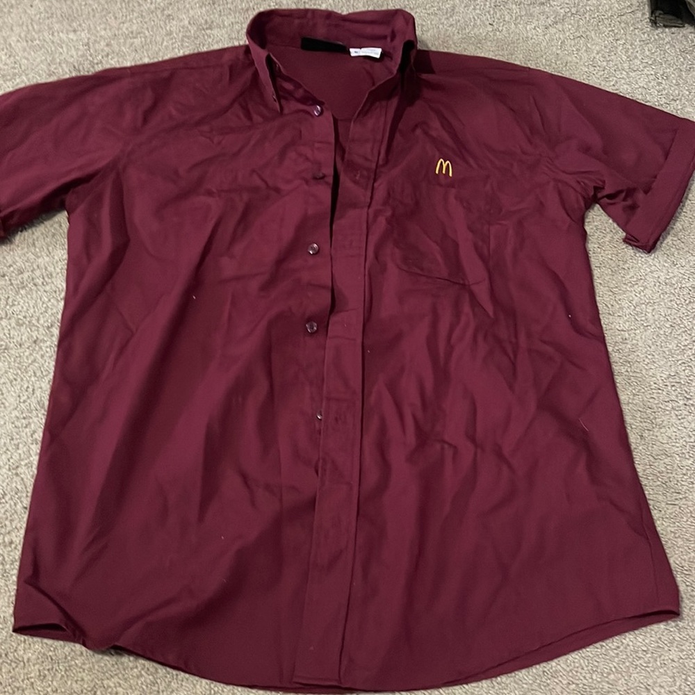 mcdonald’s manager shirt